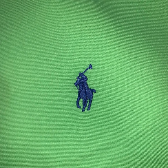 NWT Ralph Lauren GREEN short sleeved button down shirt men’s size XXL - Picture 4 of 8